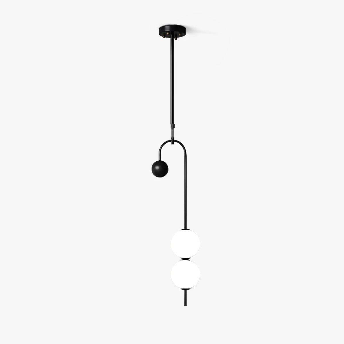 Alina Pendant Light - Modern Glass Hanging Chandelier for Kitchen Island, Dining Room & Bedroom Lighting | Dimmable LED Ceiling Fixture