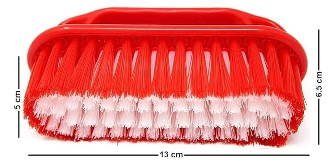 JAGMOOLYA Clothes Cleaning Brush - Soft Bristle Laundry Scrub Brush with Ergonomic Handle for Wet & Dry Fabric Care - Perfect for Delicates, Stains, and Tough Dirt (Pack of 1) - Ideal for Home Laundry, Hand Washing, and Travel Use