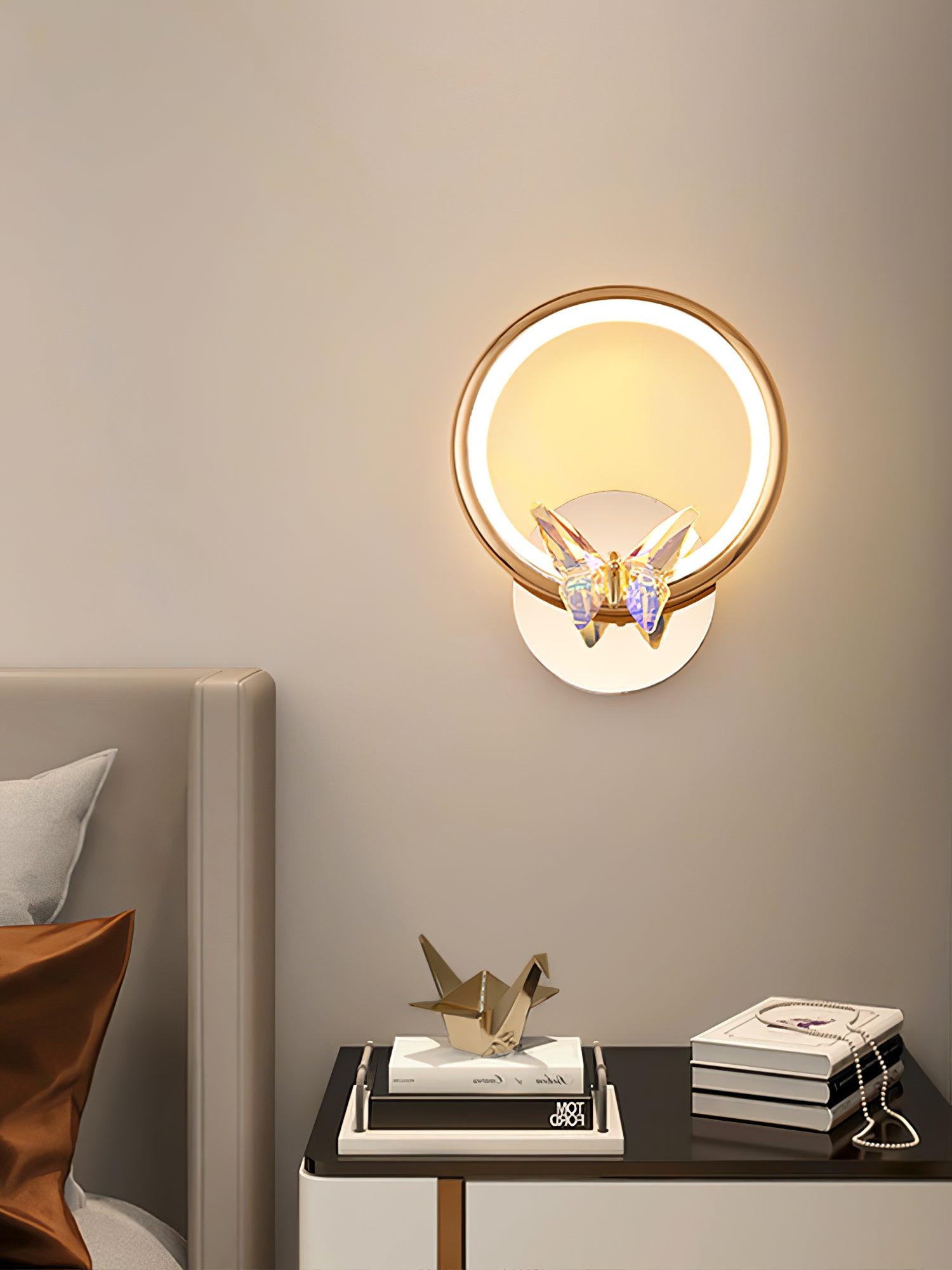 Enchanted Butterfly Wall Light - LED Night Light for Kids Room, Nursery, Bedroom Decor - Creates a Dreamy & Soothing Ambiance for Relaxation & Sleep