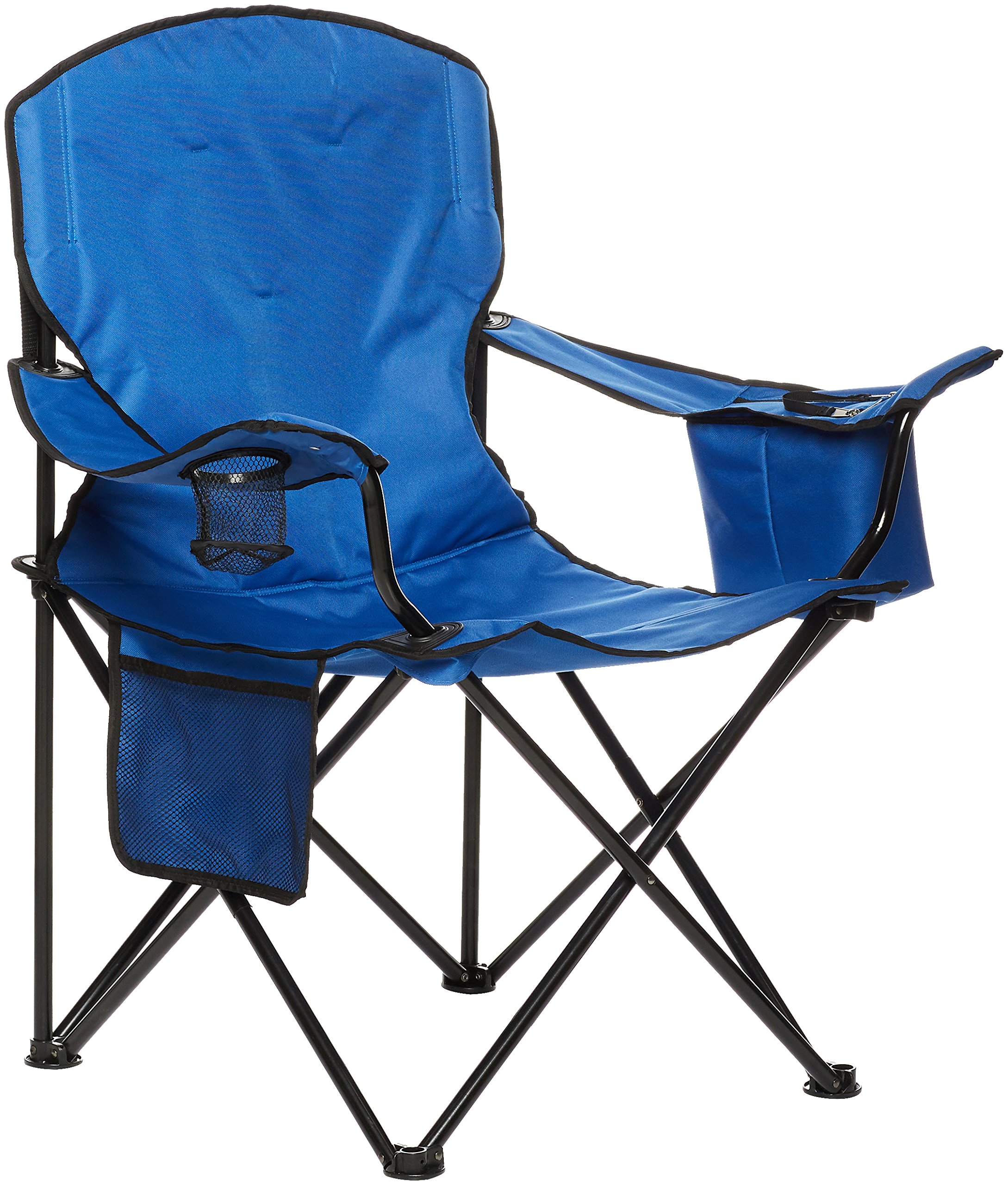 Amazon Basics Portable Folding Camping Chair - Lightweight & Durable Outdoor Chair for Beach, Picnic, Hiking, Fishing, and Backyard Relaxation