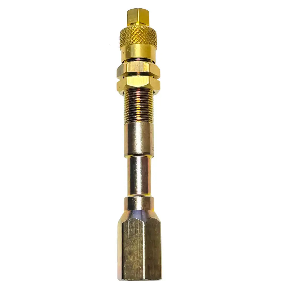 Haltec 3 Large Bore Brass Valve Extension - Heavy Duty Brass Air Valve Extender for Tires, Trucks & Trailers - Perfect for RV, ATV, and Off-Road Vehicle Maintenance