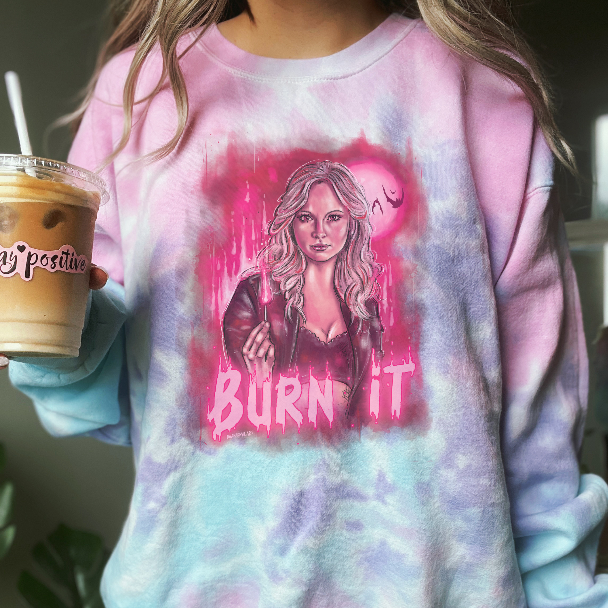 Caroline Forbes Sweatshirt - The Vampire Diaries TVD Crewneck - Perfect Gift for Fans - Wear to Conventions & TV Show Marathons