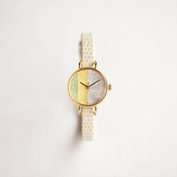 Elegant Women's Green Agate Wristwatch - Japanese Handmade Quartz Watch for Women, Perfect for Daily Wear, Office & Special Occasions