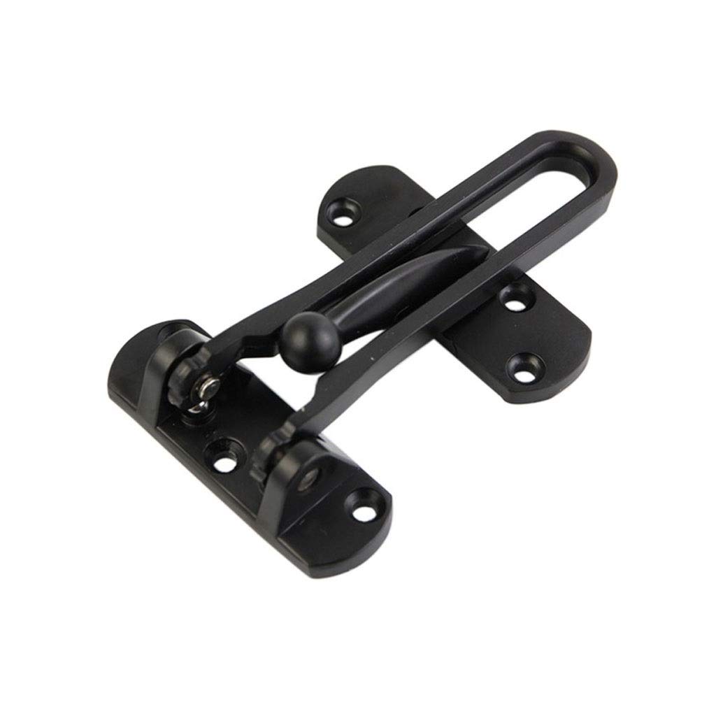 1Pc Zinc Alloy Sliding Door Lock Bolt - Heavy Duty Anti-Theft Security Chain for Hotels, Offices & Cabinets - Decorative Hardware (Color A) - Perfect for Home, Business & Travel Safety Protection