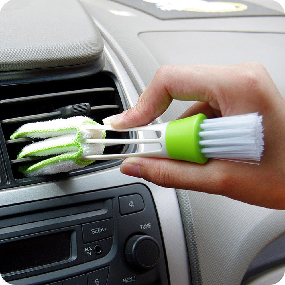 MKVFA Portable Air Conditioner Cleaner Brush - Compact Dusting Tool for Computers, Keyboards, Window Blinds & Leaves | Perfect for Home, Office & Electronics Maintenance