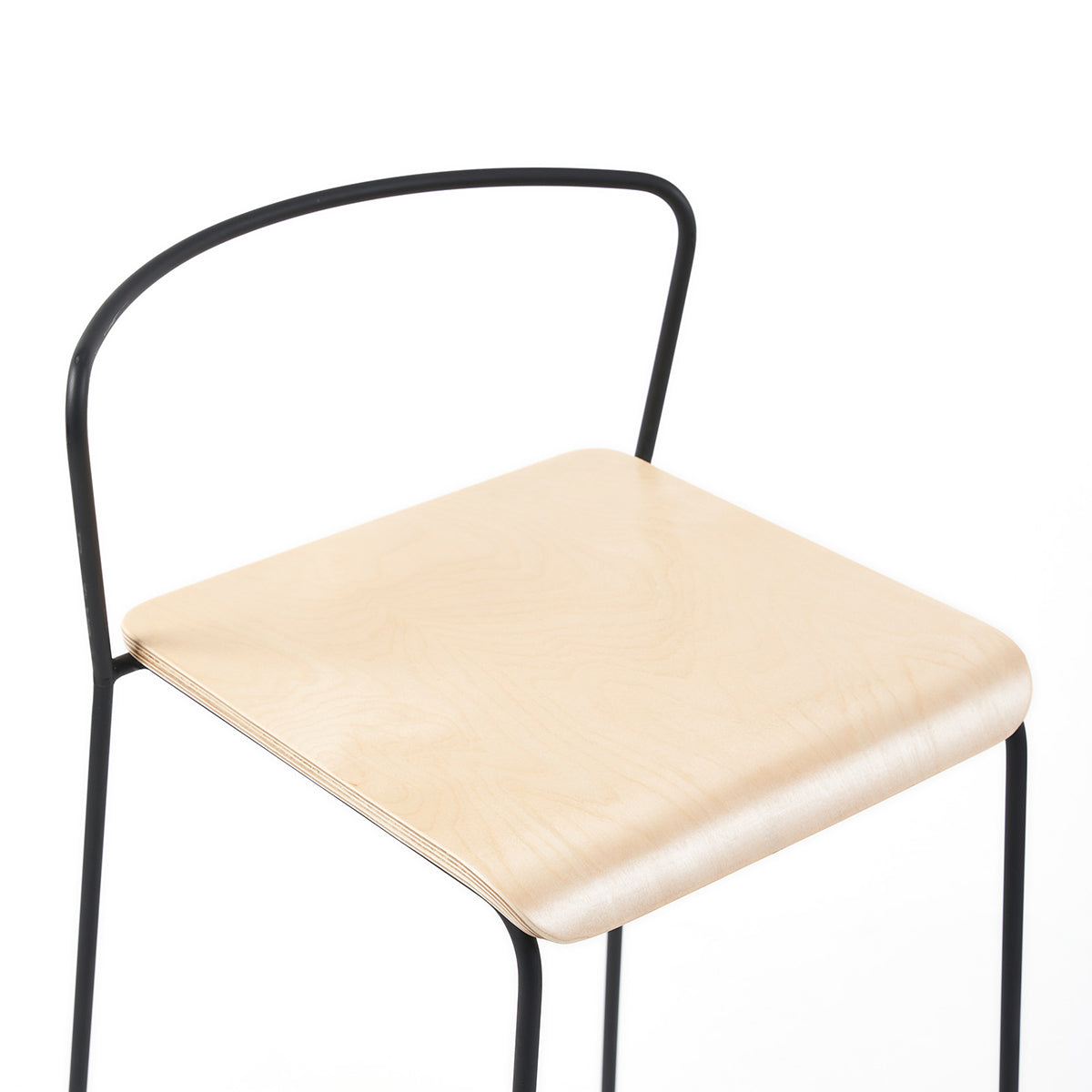 Heather Bar Stool - Modern Kitchen Island Stool with Backrest, Adjustable Height & Comfortable Cushion - Perfect for Breakfast Bars, Home Bars & Kitchen Counter Seating