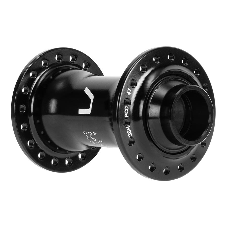 ARISE Echo Hub Front 36H 100mm Bicycle Wheel - Black MTB/BMX Front Hub for Mountain Biking & Off-Road Cycling