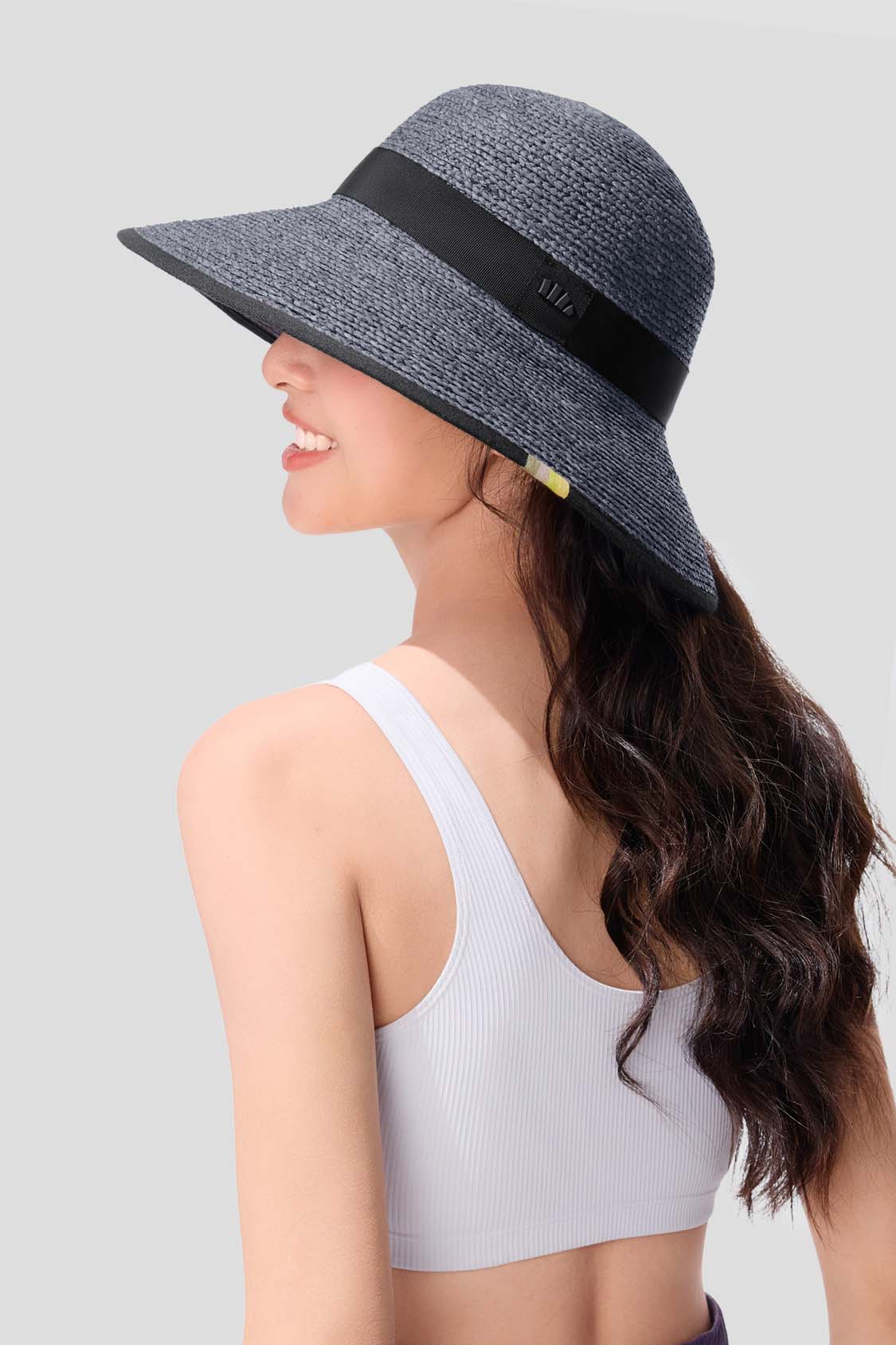 Horizon Women's Wide Brim Sun Straw Hat UPF50+ UV Protection - AL717 for Beach, Garden & Outdoor Activities