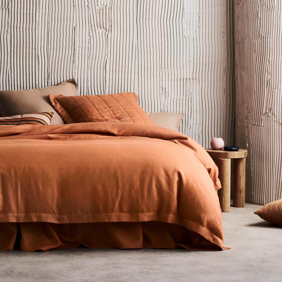 Sheridan Abbotson Maple Linen Quilt Cover Set - Soft & Breathable Bedding for All Seasons | Perfect for Master Bedroom, Guest Room & Cozy Home Decor