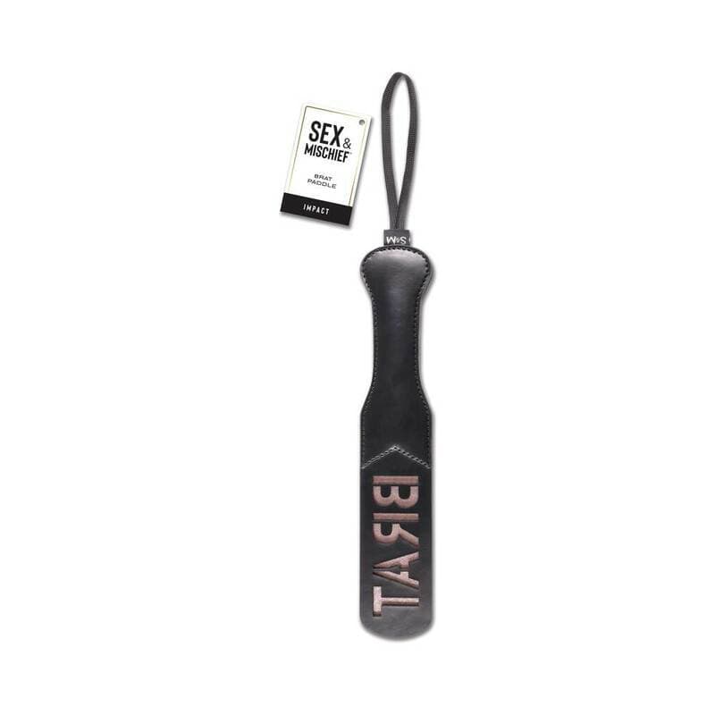 Premium Leather Spanking Paddle - BDSM Bondage Toy for Adults, Couples Play & Sensual Exploration - Perfect for Roleplay, BDSM Scenes & Intimate Playtime