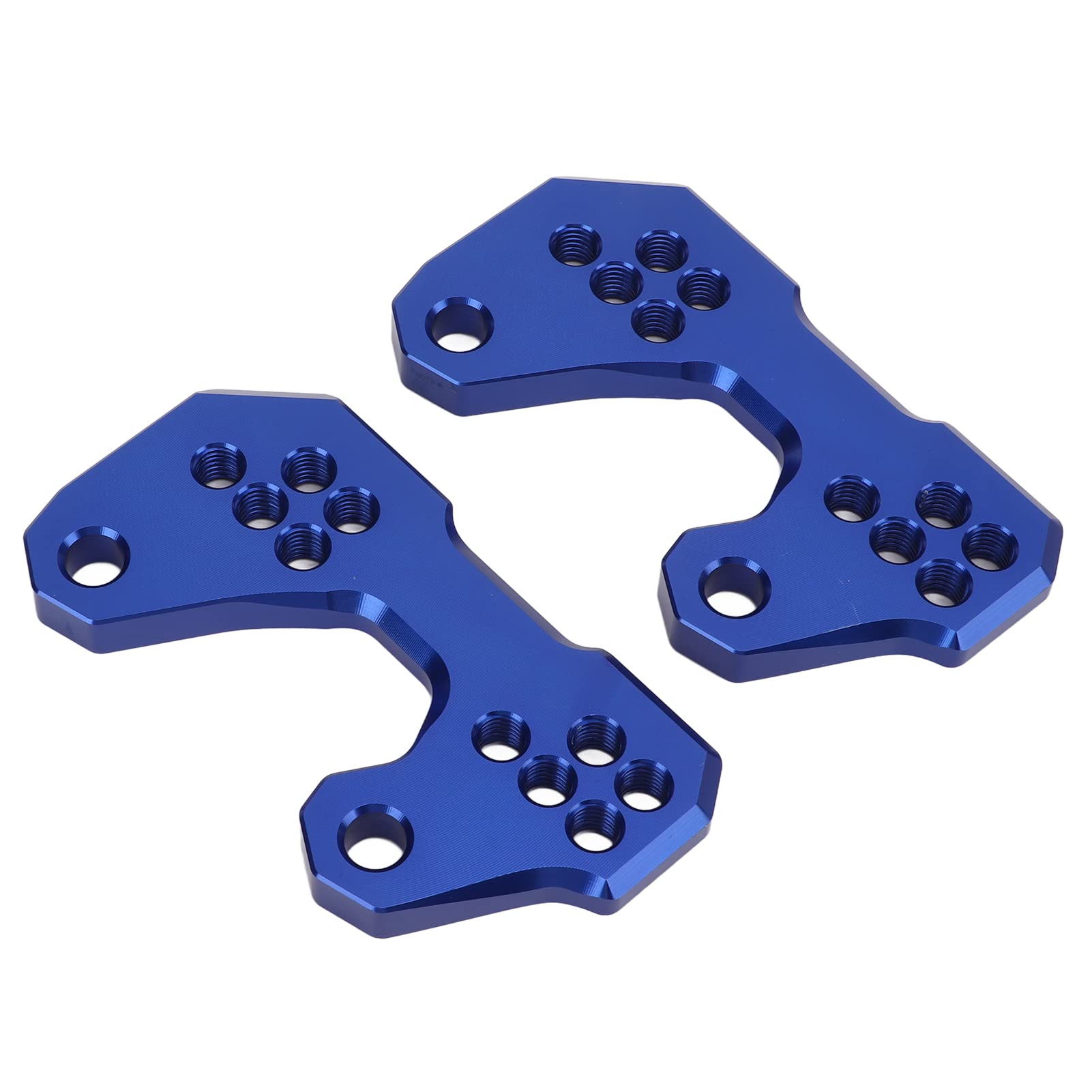 Demeras Motorcycle Foot Pedal Back Bracket - 2-Pack Durable Anti-Rust Passenger Footrest Support (Blue) | Perfect for Long Rides & Custom Bike Upgrades
