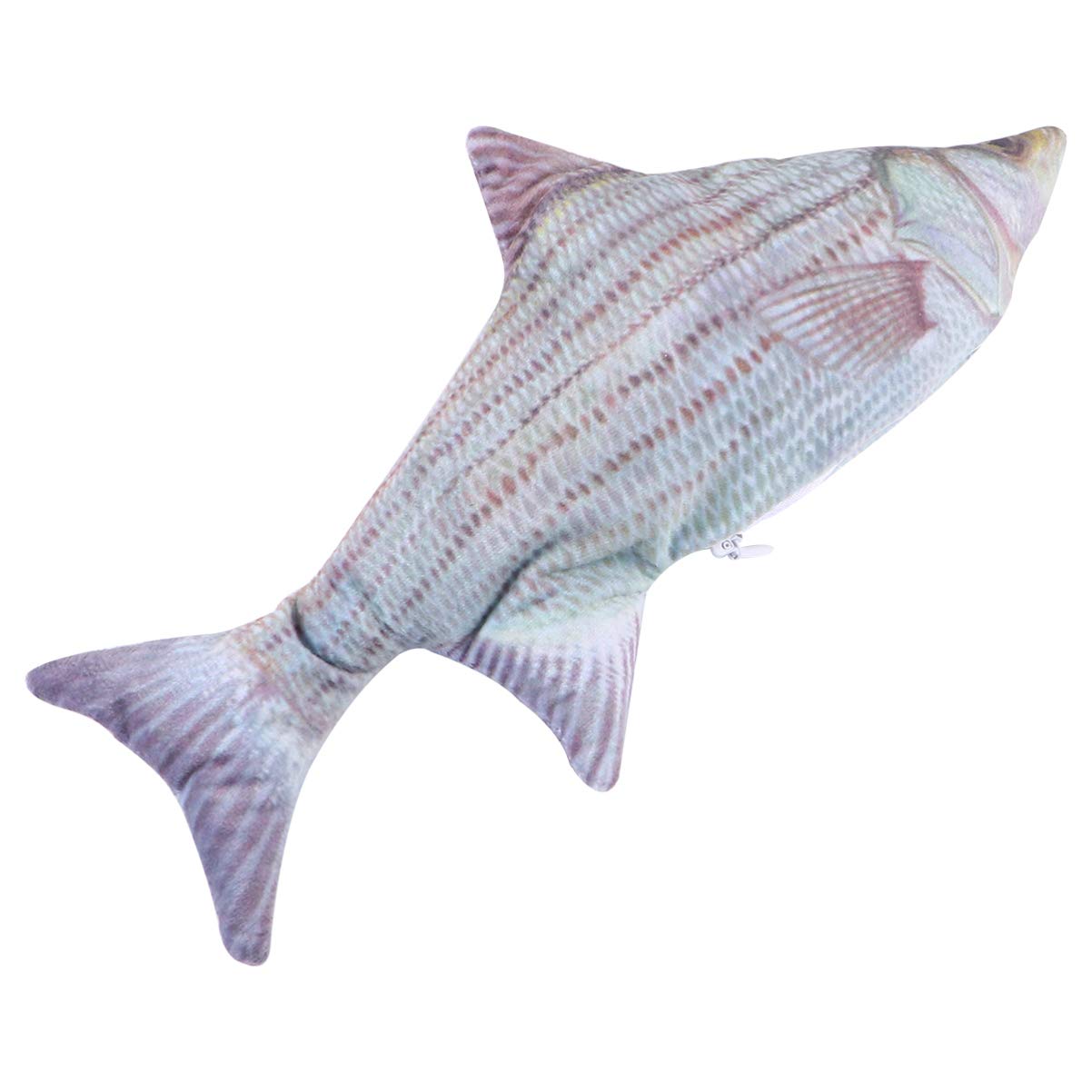 UKCOCO Kitten Toys - USB Rechargeable Electric Plush Fish Interactive Cat Toy for Biting, Chewing & Kicking | Teething & Playtime Fun for Kittens | Perfect for Indoor Play, Training & Bonding with Your Cat