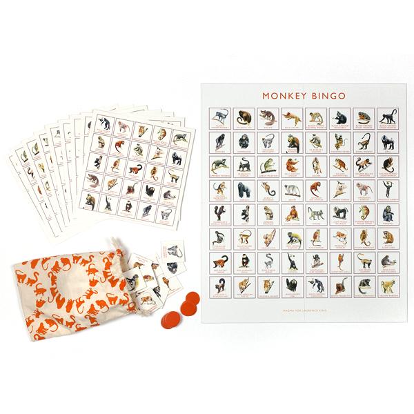 Monkey Bingo & Other Primates Board Game - Fun Family Party Game for Kids & Adults - Perfect for Birthday Parties, Game Nights & Classroom Activities