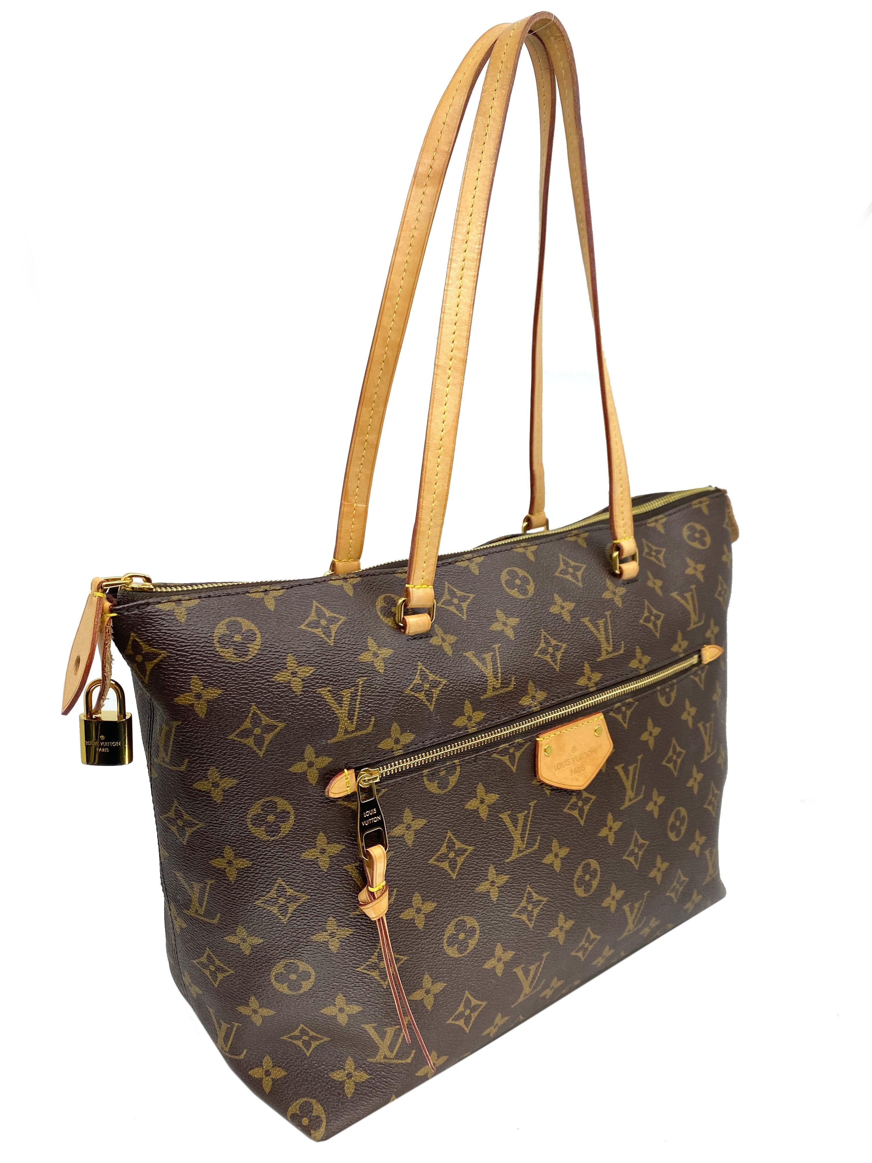 Authentic Louis Vuitton Monogram Canvas Iena MM Tote Bag - Luxury Designer Handbag for Women, Perfect for Work, Travel & Everyday Use