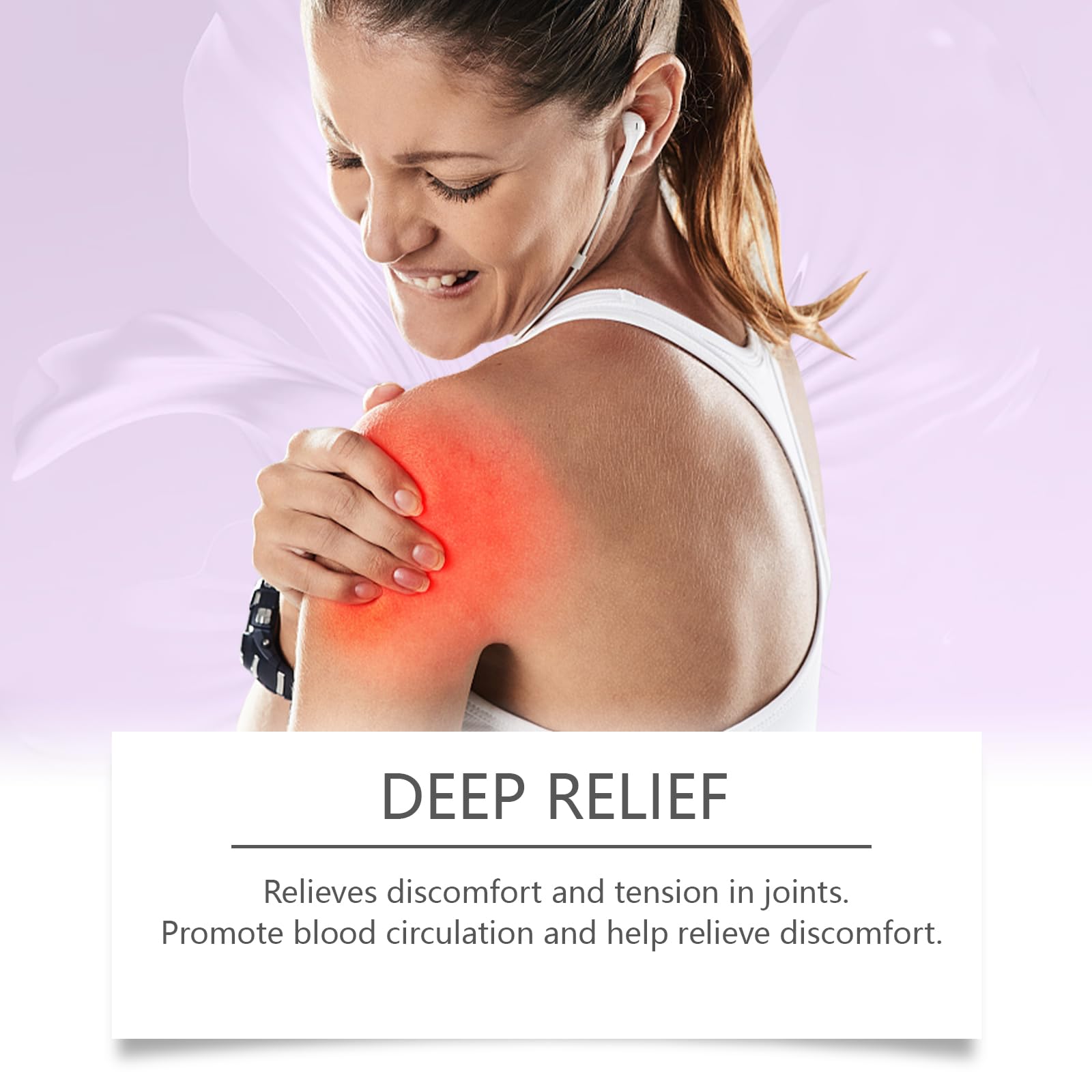 Kresin Joint Pain Relief Gel - Purple Muscle & Joint Soothing Gel for Hands, Knees, Neck, Back & Feet - 4 Pack (4 Tubes) - Fast-Acting Pain Relief for Arthritis, Sports Injuries & Daily Discomfort