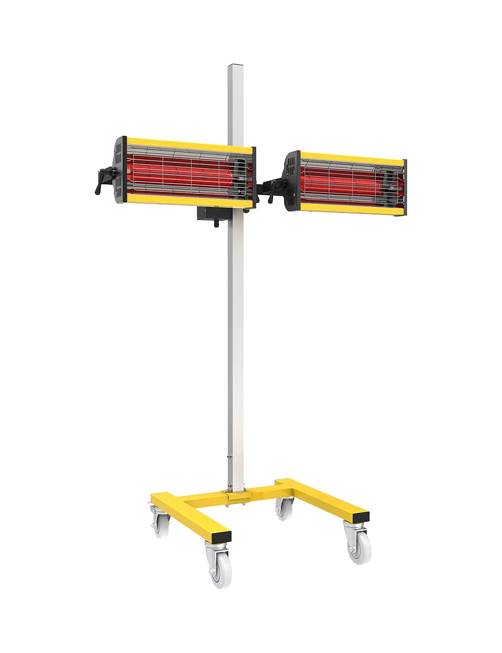 1600W 110V Solary Shortwave Infrared Paint Curing Lamp - Adjustable Timer, Temperature & Height for Automotive Spray Booth | Perfect for Auto Body Shops, DIY Car Paint Repair & Professional Paint Baking