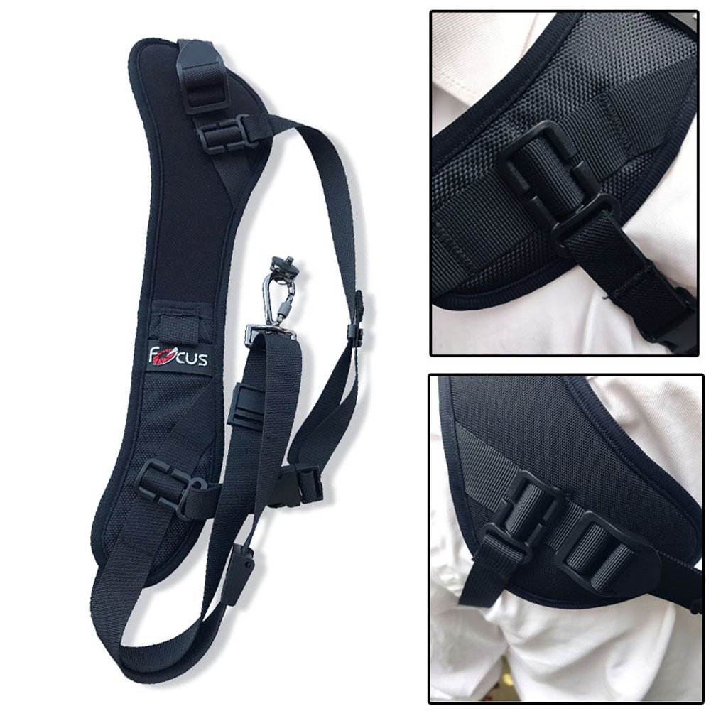 Adjustable Extra Long DSLR Camera Strap - Comfortable Shoulder & Neck Harness for Sony Nikon Canon - Perfect for Travel, Hiking & Photography Sessions