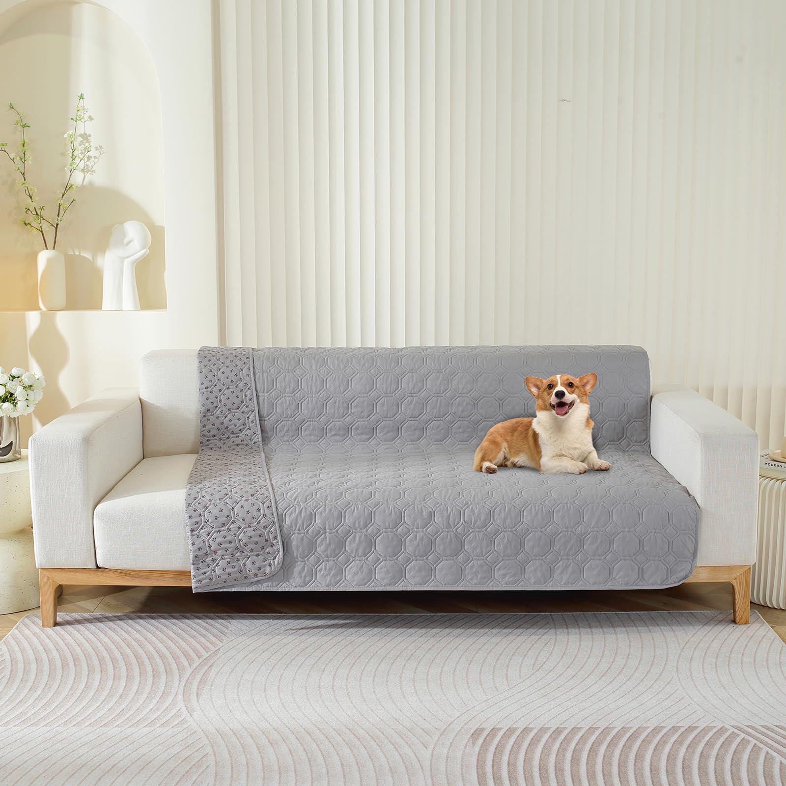 Waterproof Dog Bed Cover - Non-Slip Pet Blanket for Couch & Furniture (30