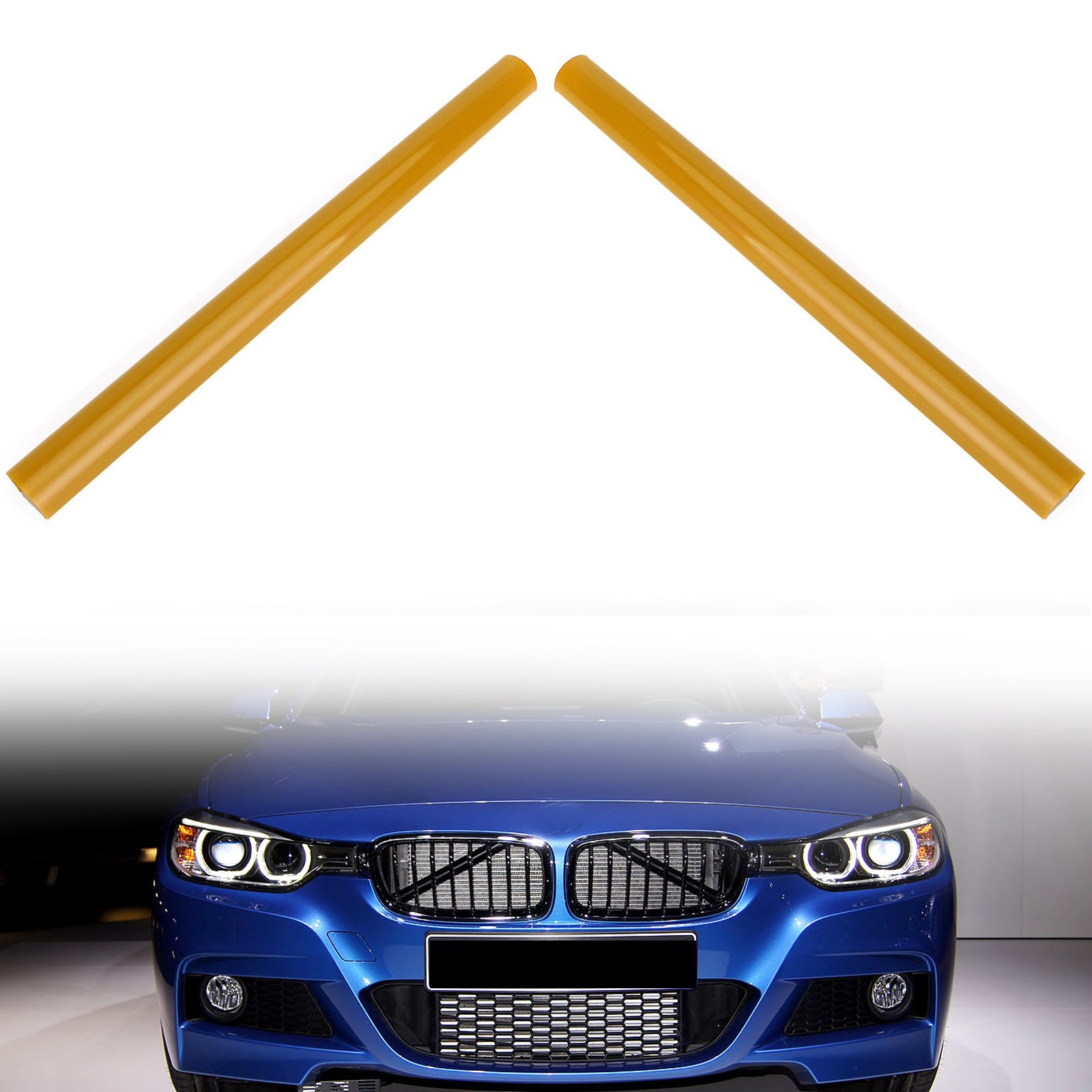 BMW F30 F31 F32 F33 F34 F35 Blue Front Grill Support Brace Bar - Performance Enhancement & Style Upgrade for BMW 3/4 Series (2012-2018) | Perfect for Car Enthusiasts & DIY Modifications