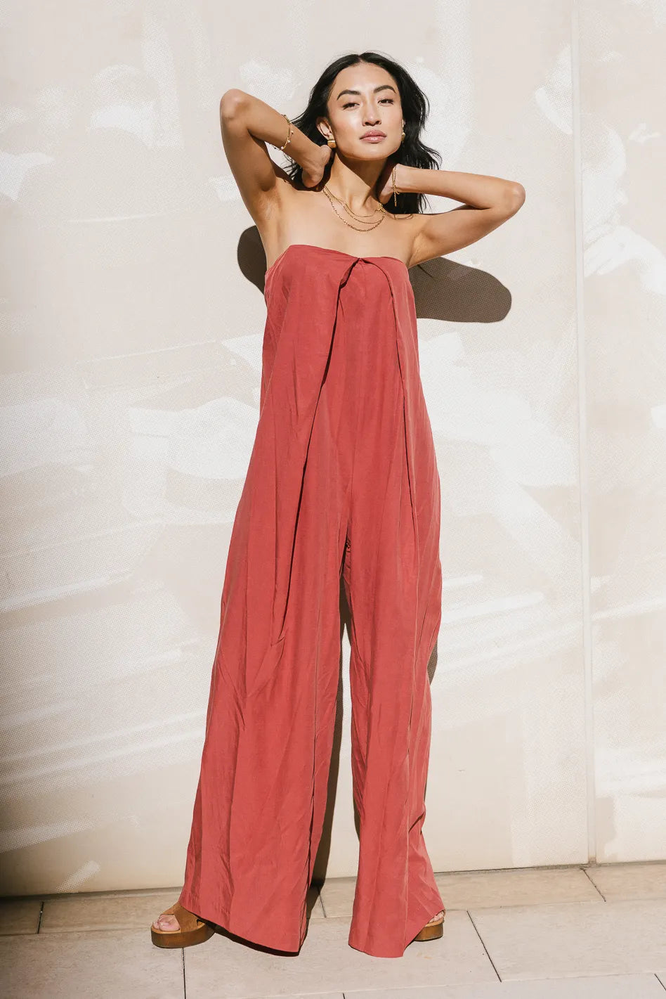 Maja Bandeau Jumpsuit for Women - Sexy One Shoulder Romper Summer Outfit | Perfect for Beach Vacation, Pool Party & Night Out