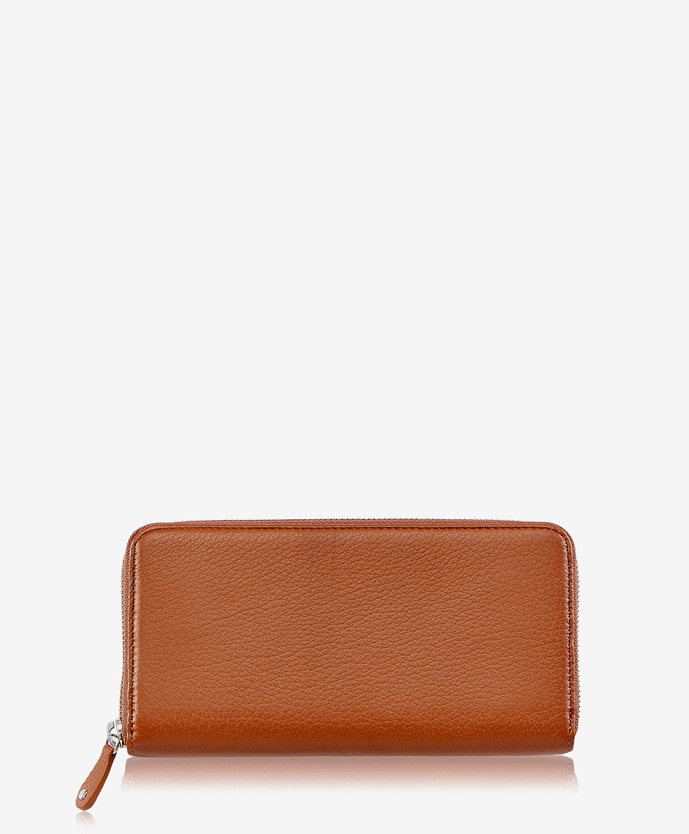 Large Zip Around Wallet for Women & Men - RFID Blocking Travel Wallet with Multiple Card Slots & ID Window - Perfect for Everyday Use, Business Trips & Travel Accessories