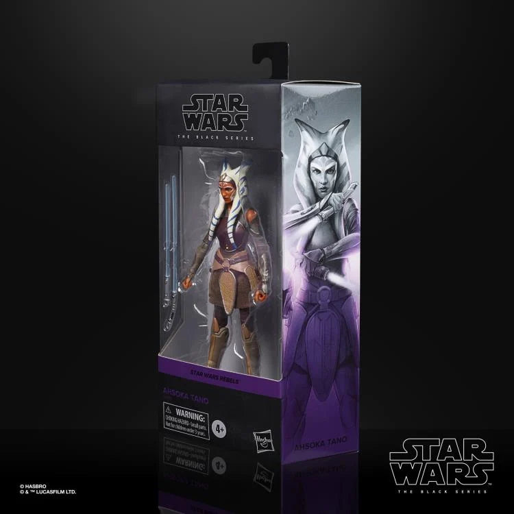 Star Wars The Black Series Ahsoka Tano (Rebels) Action Figure - Premium Collectible Toy for Fans, Gift for Star Wars Enthusiasts | Display, Cosplay, and Role-Playing Scenes