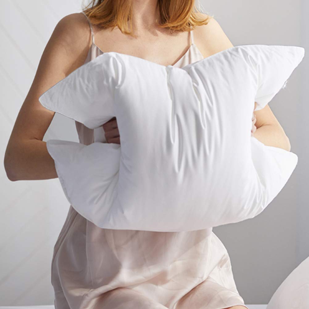 Premium Luxury Feather Down Pillows King Size Set of 2 - Hotel Quality Hypoallergenic Bed Pillows with Organic Cotton Cover (20x36 Inches) - Perfect for Side Sleepers, Back Pain Relief & Luxury Bedroom Decor