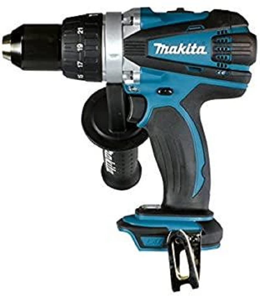 Makita DHP458Y1J 18V Cordless Drill Kit with 2 Batteries - Powerful & Lightweight for DIY Projects, Home Repairs, and Professional Construction Work