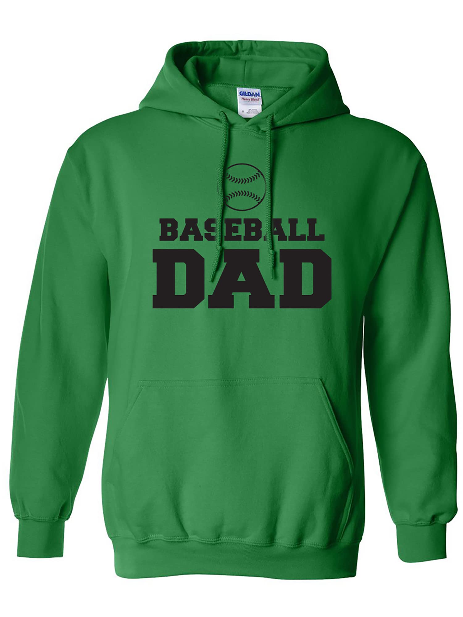 ZeroGravitee Baseball Dad Hooded Sweatshirt for Men - Comfortable Pullover Hoodie for Baseball Fans, Fathers Day Gifts & Casual Wear