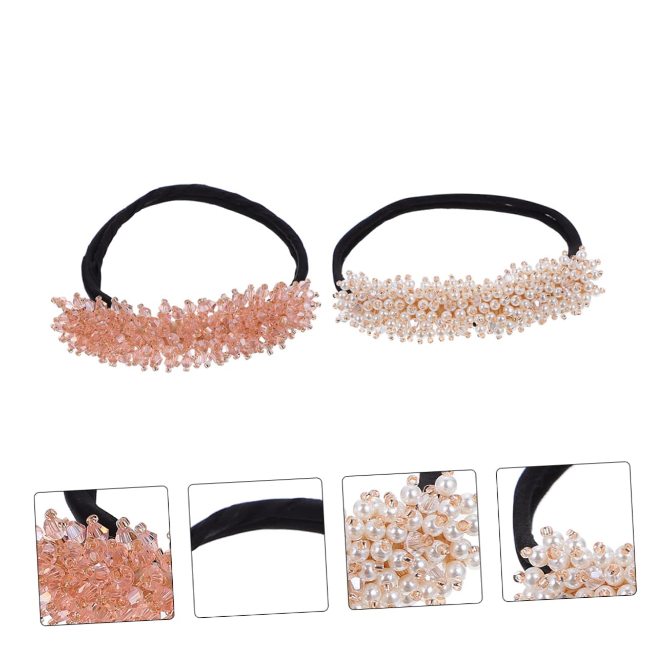 FOMIYES 2-Pack Elegant Hair Bun Maker Set - DIY Hair Accessories for Women, Perfect for Updos, Ponytails & Special Occasions