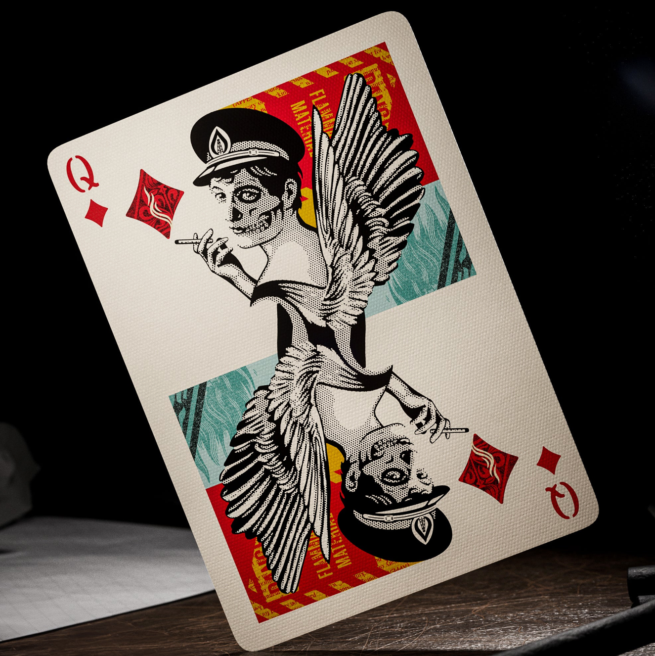 Obey Playing Cards - Premium Collage Design Deck for Card Games, Magic Tricks & Collectors | Perfect for Poker, Blackjack & Cardistry