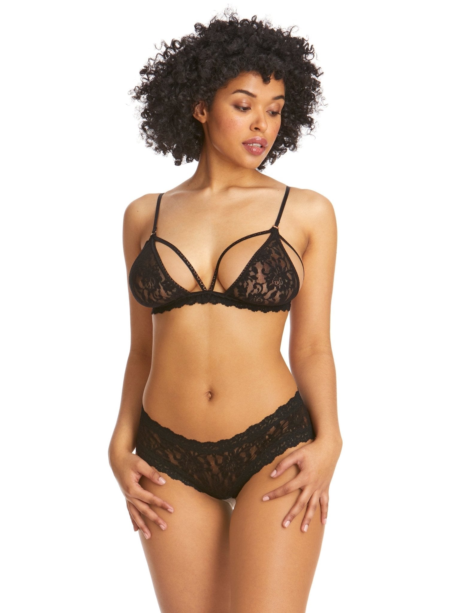 Trina Bralette by &oh™ - Comfortable Wireless Lace Bralette for Women | Perfect for Yoga, Lounge & Everyday Wear