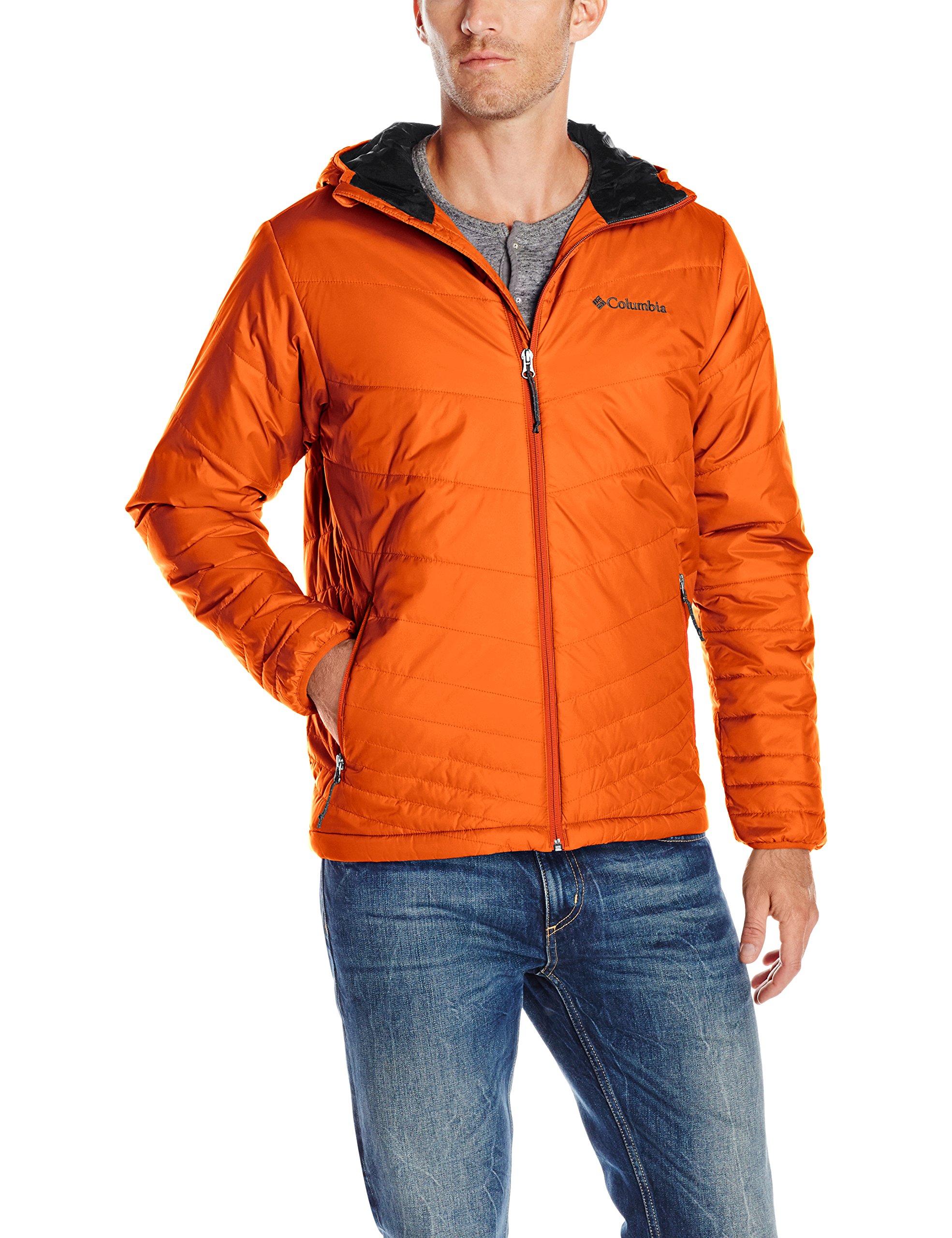 Columbia Women's Mighty Light Hooded Jacket - Water-Resistant Windbreaker for Hiking, Running & Outdoor Activities | Lightweight Packable Rain Jacket for Travel & Camping