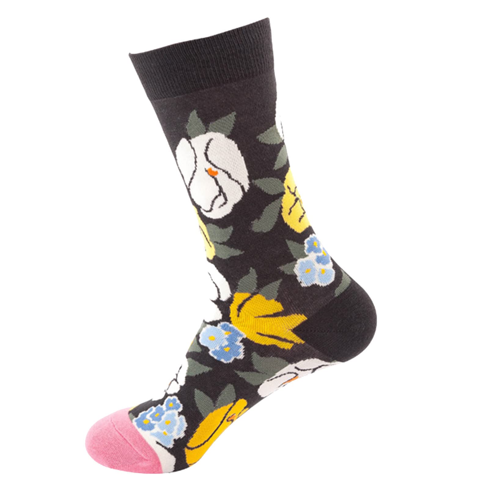 Fun & Colorful Novelty Socks for Women - Trendy Casual Half Socks - Perfect Gift for Mother, Girlfriend, Wife - Great for Everyday Wear, Gifting & Special Occasions