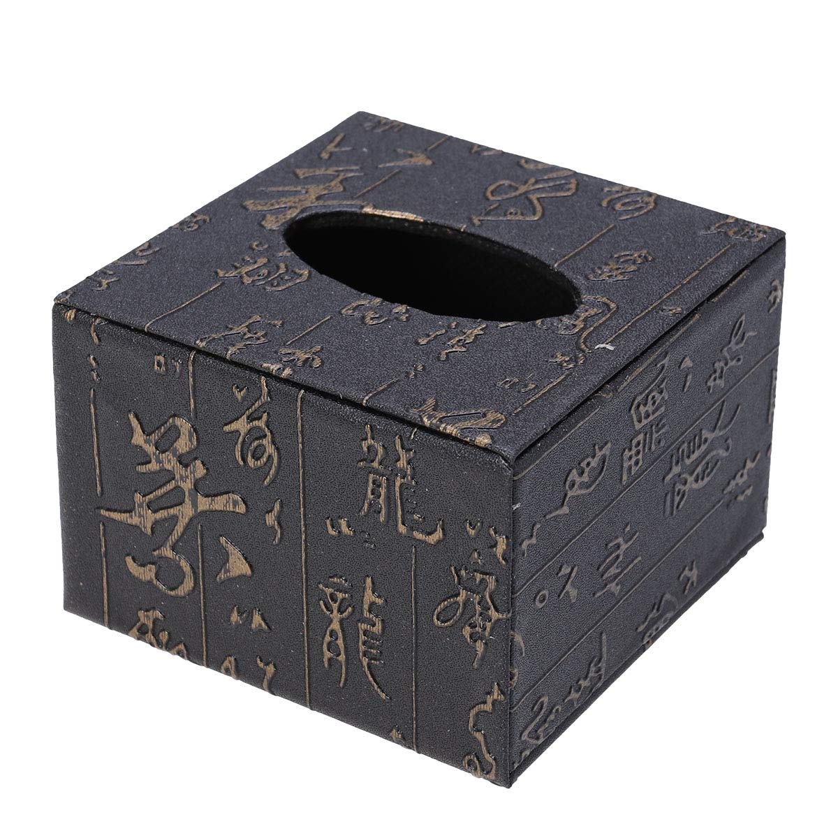 Bamboo Square Tissue Box Holder - Stylish Napkin Dispenser for Home, Office & Restaurant Decor
