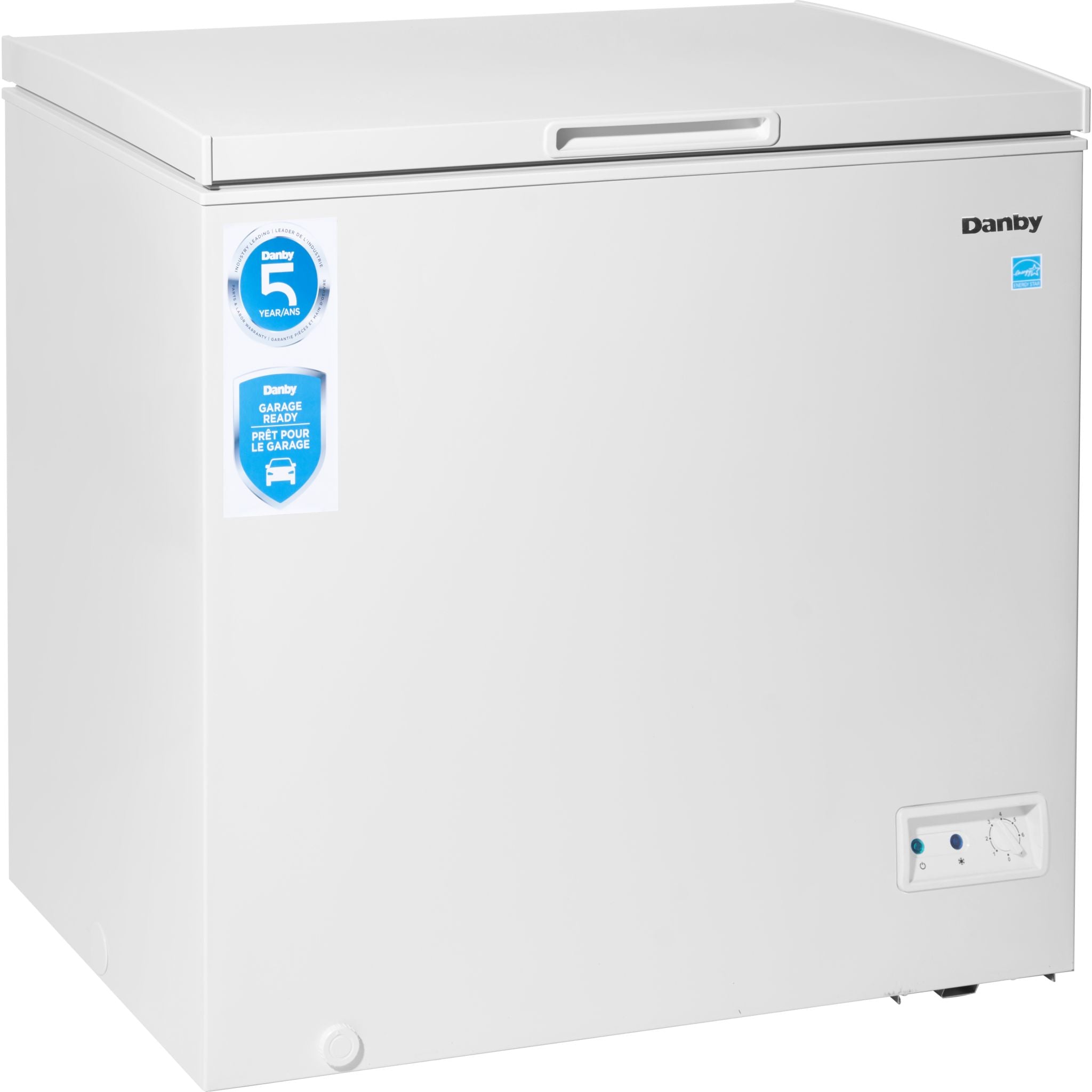 Danby 7.0 Cu. Ft. Chest Freezer (DCF070A5WDB) - Energy Efficient White Deep Freezer for Home, Garage & Basement - Perfect for Storing Meat, Frozen Foods & Bulk Groceries