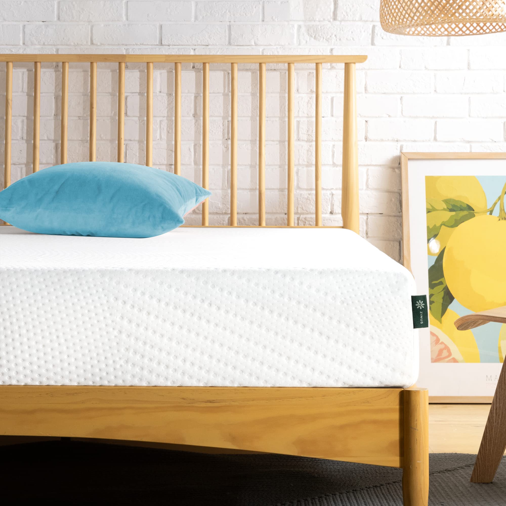 ZINUS 8 Inch Green Tea Memory Foam Mattress, Full Size, CertiPUR-US Certified, Mattress in a Box for Bedroom, Guest Room & Dorm - Pressure Relief & Cool Sleep