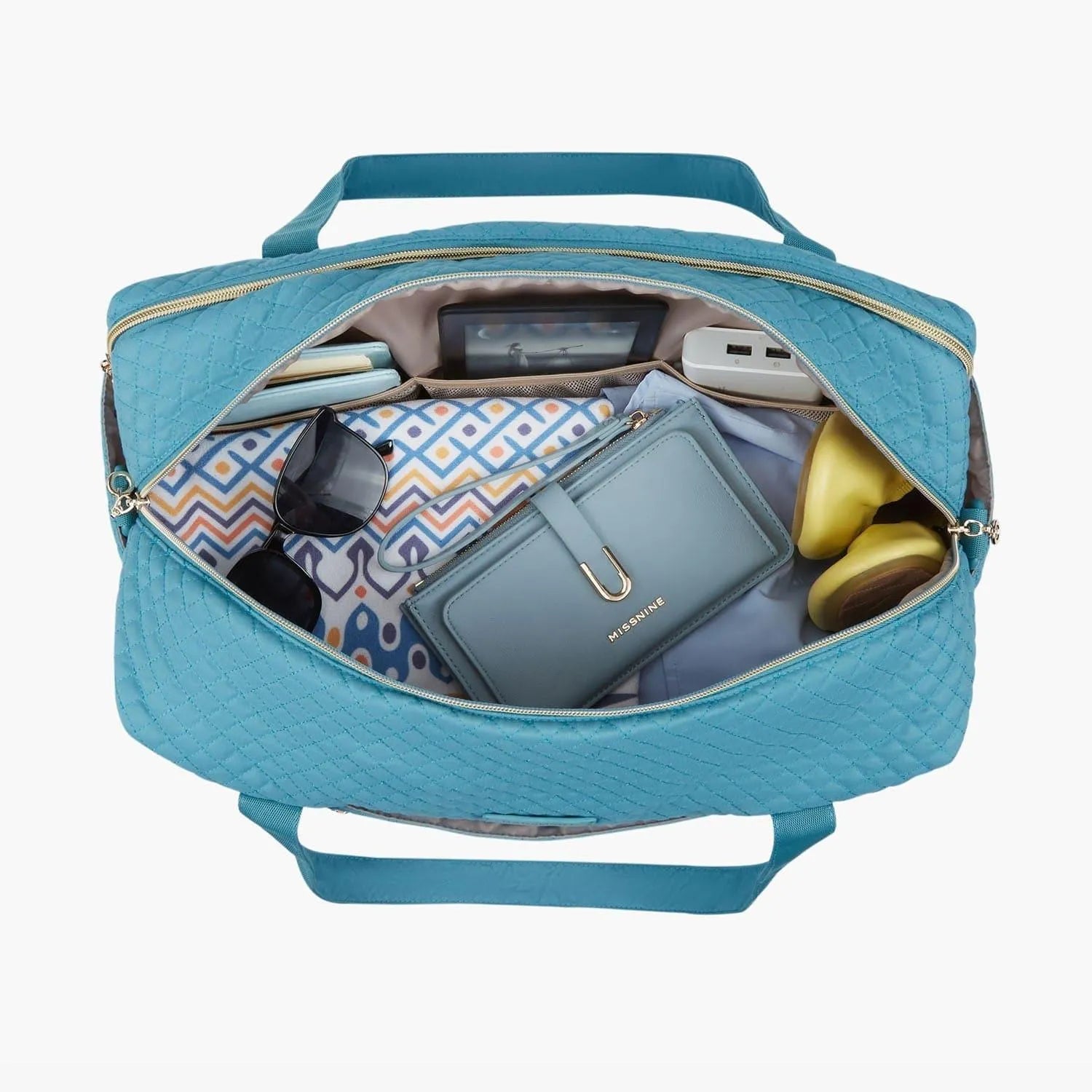 Large Weekender Overnight Bag with Shoe Compartment - Perfect Carry-On Luggage for Travel, Gym & Weekend Getaways