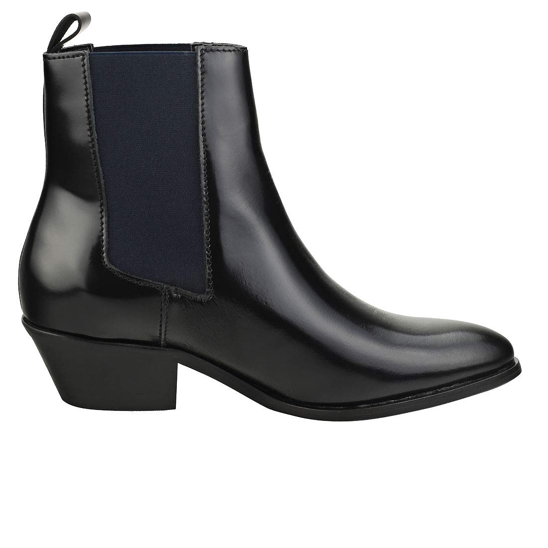 Tommy Jeans Women's Black Corporate Cowboy Boots - Size 6 US | Western Fashion Boots for Casual Wear, Country Concerts & Cowgirl Style Outfits