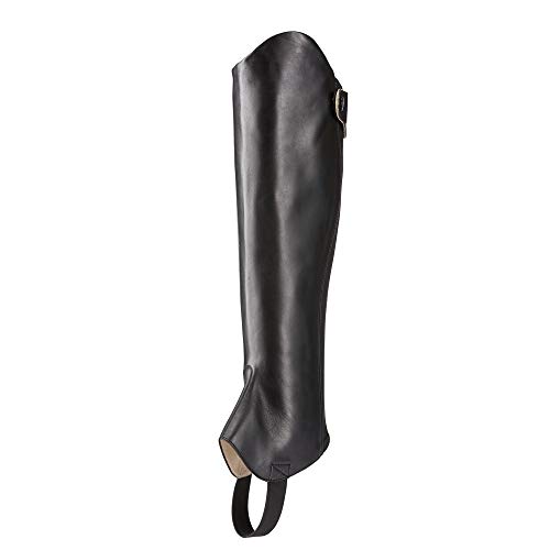 ARIAT Kendron Equestrian Chaps for Women - Black X-Small/Tall - Durable Leather Riding Chaps for Horseback Riding & Western Riding