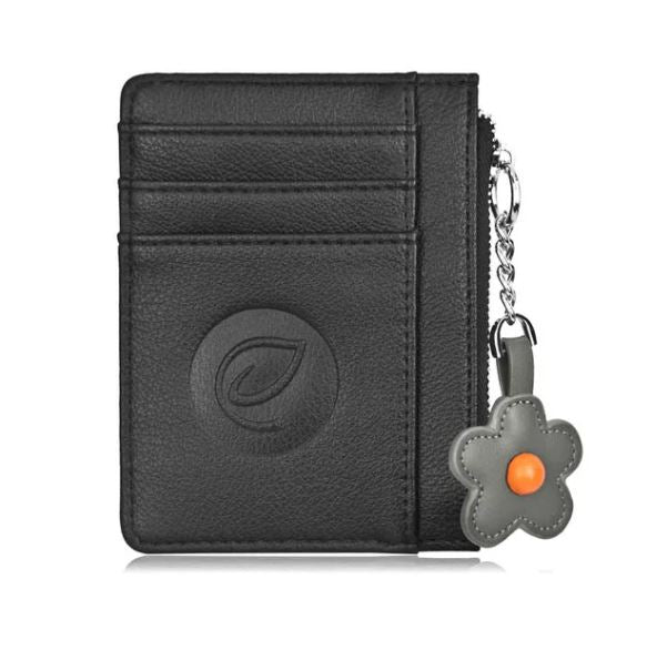 Premium RFID Blocking Leather Card Holder - Slim Minimalist Wallet for Men & Women - Perfect for Travel, Business & Everyday Use