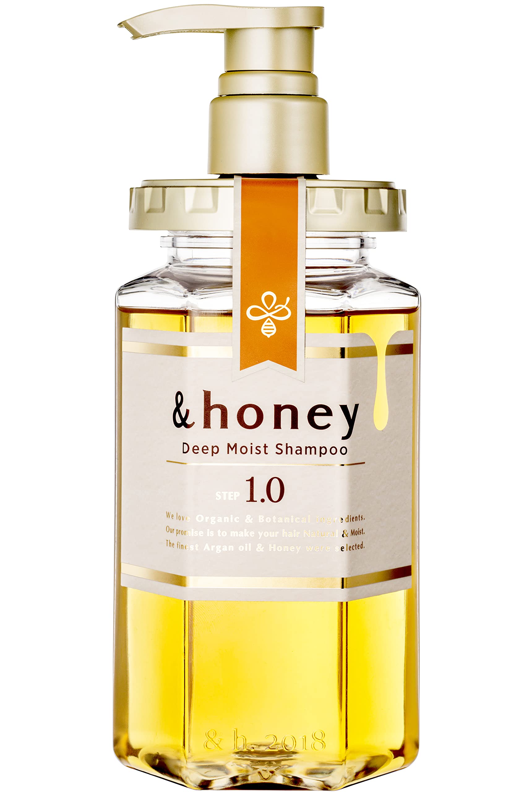 Honey Deep Moisturizing Shampoo for Dry & Damaged Hair - 15oz/440ml - Natural Hydrating Hair Care with Honey Extract - Perfect for Daily Use & Salon-Quality Results at Home