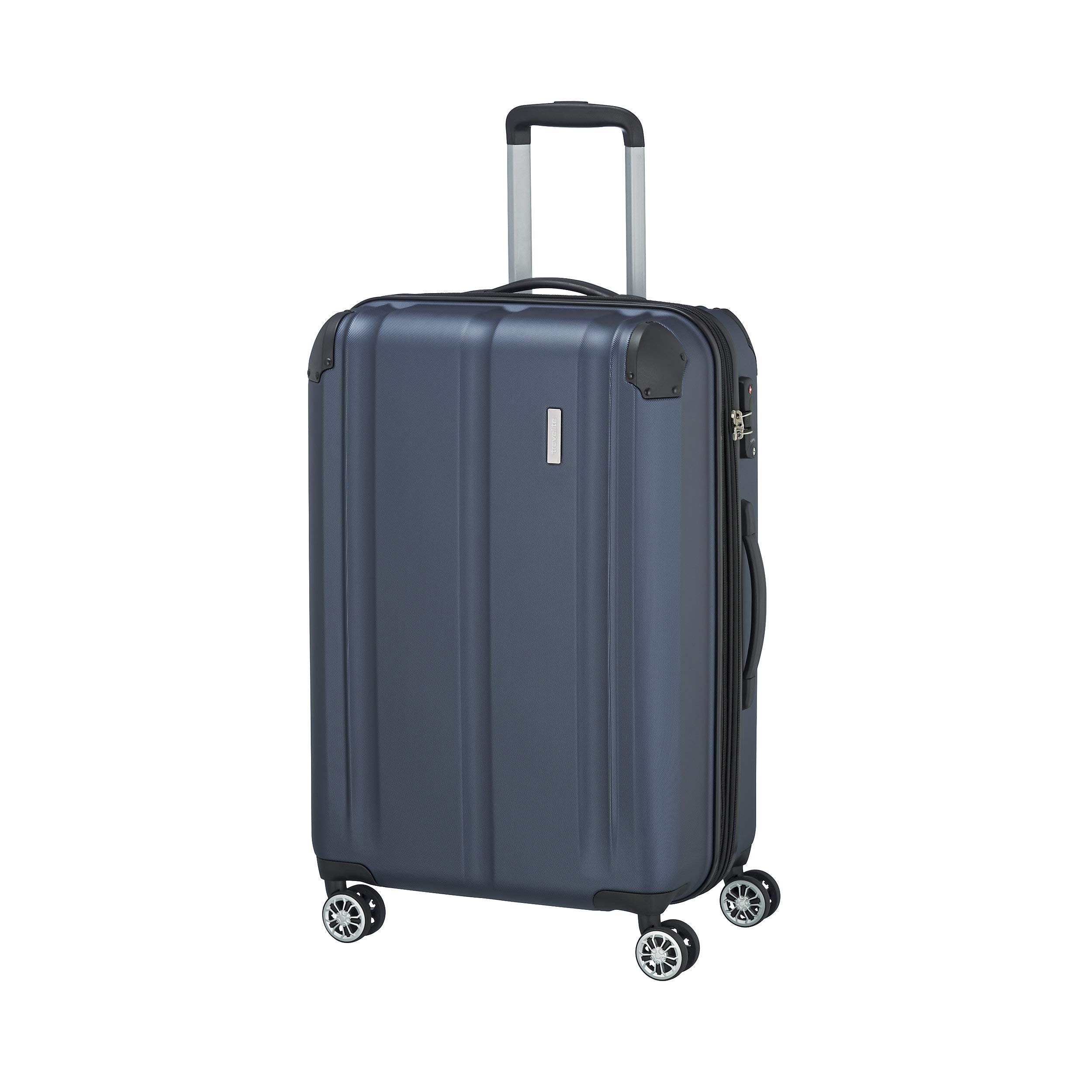 Unisex Adult Carry-On Luggage 68cm (27 Inches) - Lightweight Durable Blue Marine Suitcase for Travel, Business Trips & Weekend Getaways