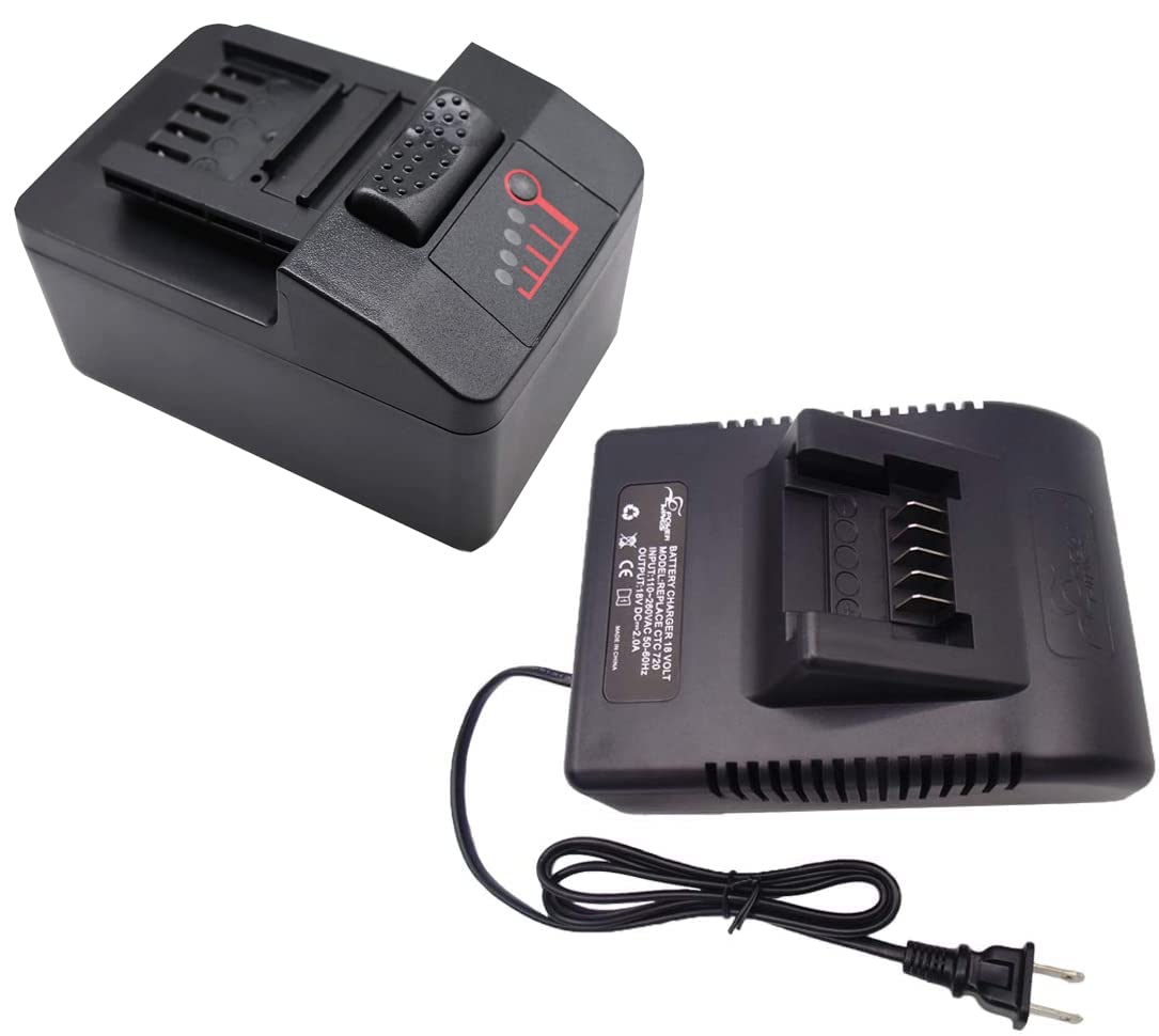 CNBY® 18V 4000mAh Lithium Battery & Charger Set - Compatible with Snap-on CTB8185 CTB8187 CTB7175 - Replacement for CT8850 CT7850 CTR7850H CTL7850 CT8810 Power Tools - Perfect for Professional Mechanics & DIY Auto Repair Work