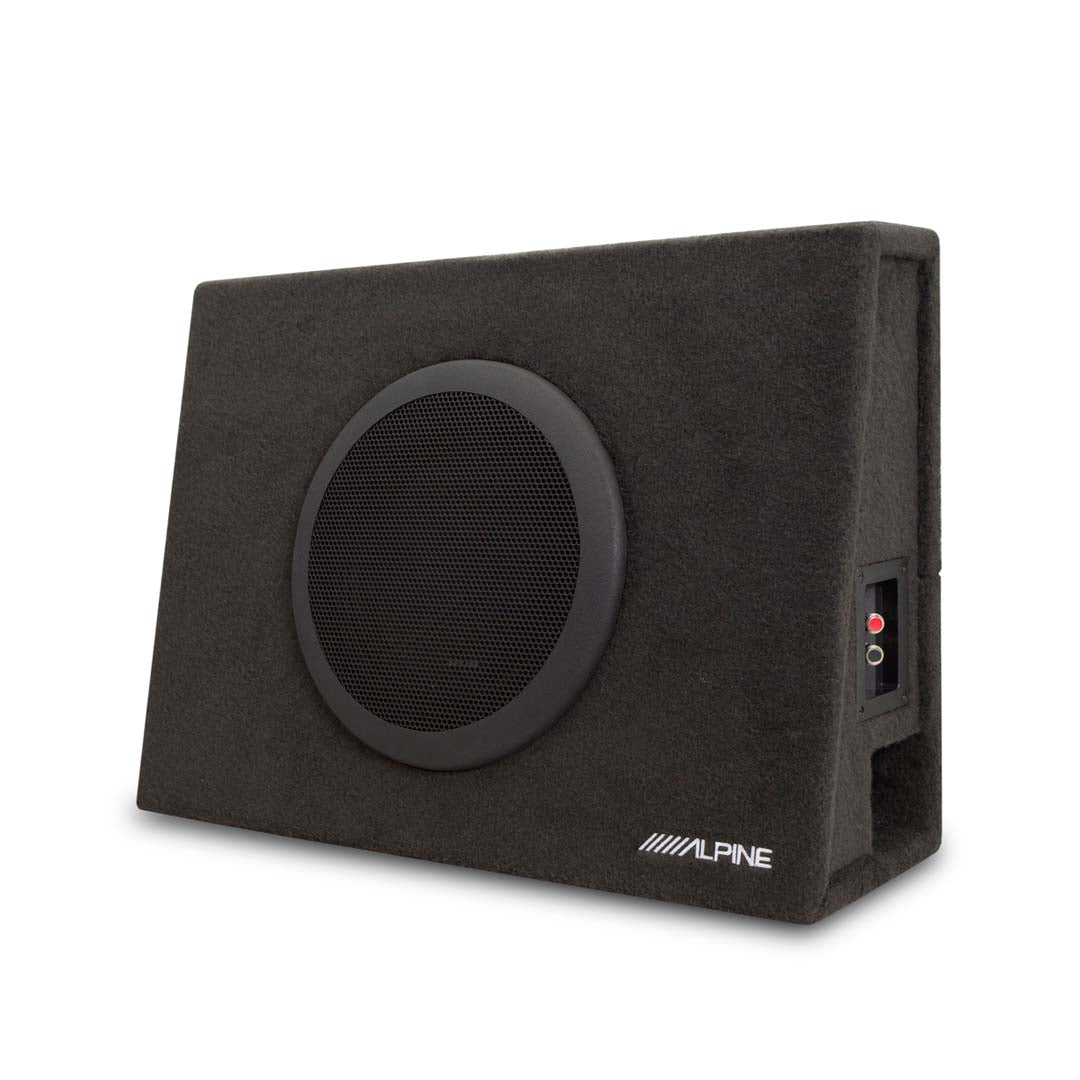Alpine SBT S10V Compact Wedge Style Truck Subwoofer Enclosure with 10