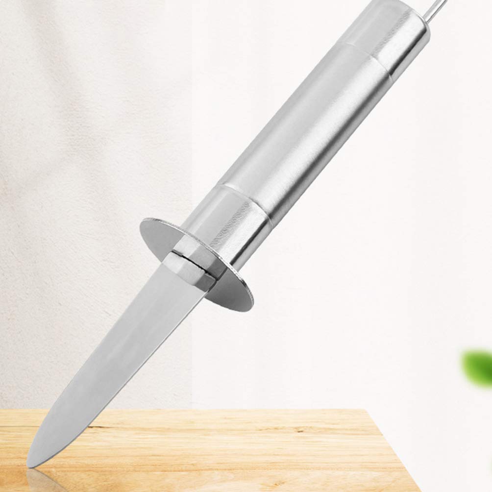 2PCS Stainless Steel Oyster & Prawn Peeling Tool Set - Shrimp Deveiner, Seafood Shell Opener, Shell Peeler & Thread Cutter for Oysters, Clams, Lobsters - Perfect for Home Cooking, Restaurants & Seafood Lovers