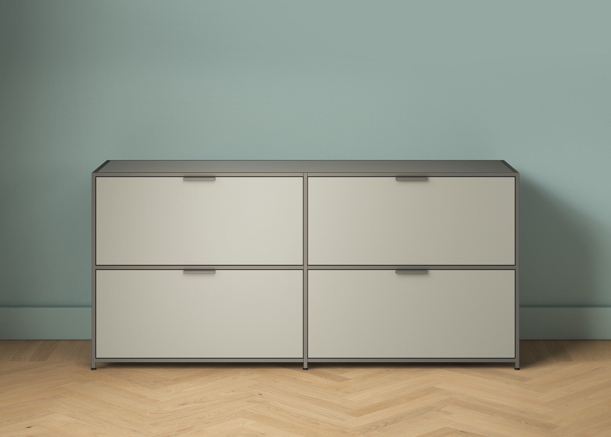 Dita Sideboard - Modern Mid-Century Buffet Cabinet with Storage for Dining Room, Living Room & Entryway | Solid Wood & Metal Legs | Stylish Home Decor & Functional Furniture