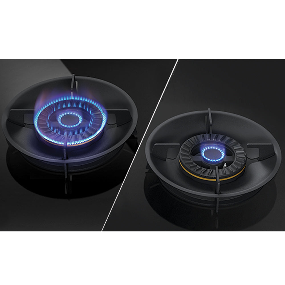 FH GS6520 SVSS TG 2-Burner Gas Stove - Compact & Efficient for Small Kitchens, Apartments, and Outdoor Cooking