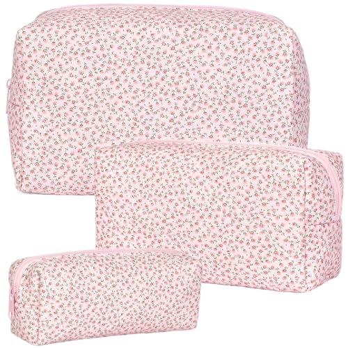 Pink Floral-3pcs