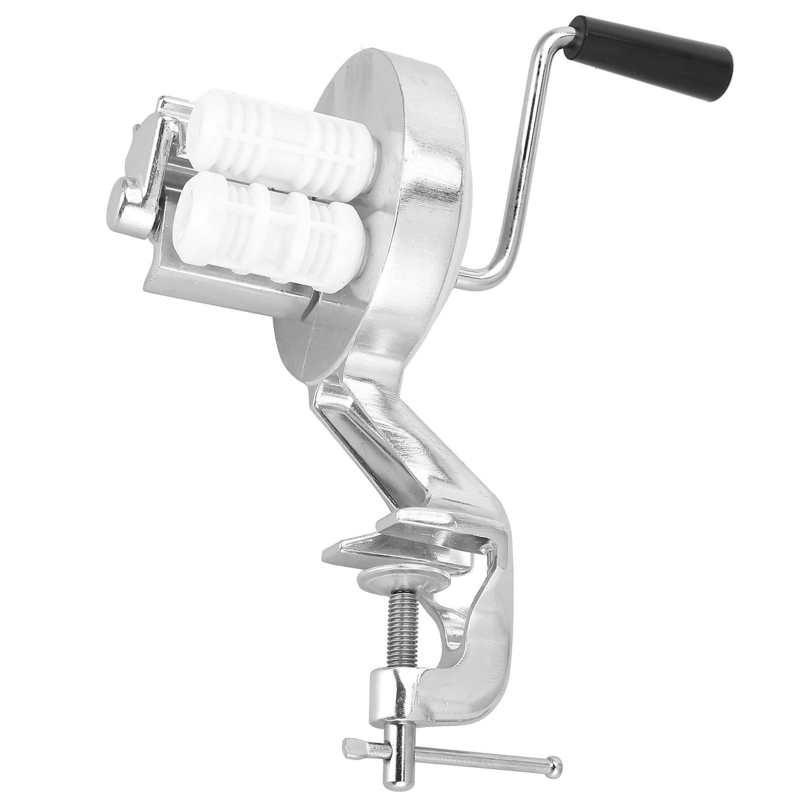Stainless Steel Manual Pasta Maker Machine - Hand Crank Macaroni & Spaghetti Noodle Press for Kitchen DIY | Lightweight Pasta Press for Homemade Italian Pasta, Ramen & Dumpling Wrappers | Perfect for Home Chefs & Italian Cooking Enthusiasts